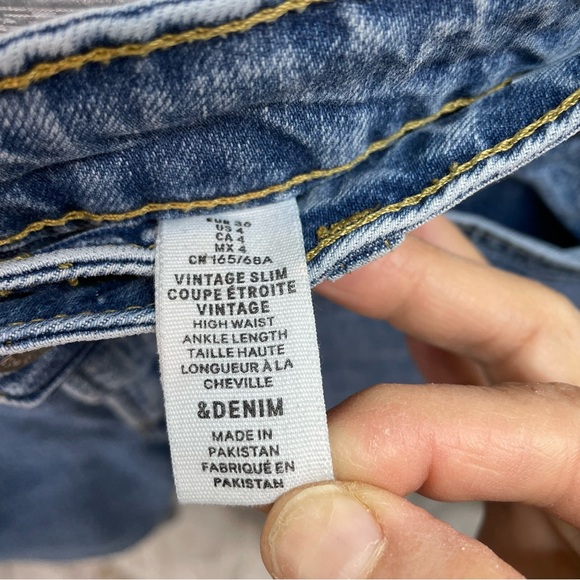 H&M Light Blue Women's Wide Leg Jeans - Picture 2 of 10